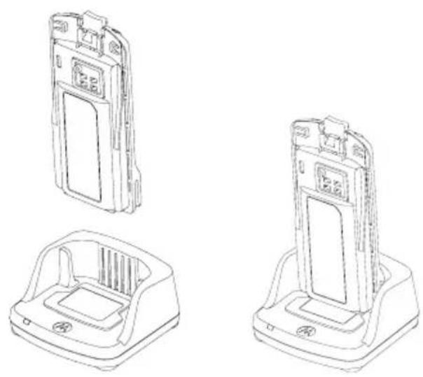 MOTOROLA XT460 - Chargement avec le chargeur à support pour unité unique (SUC) - 2