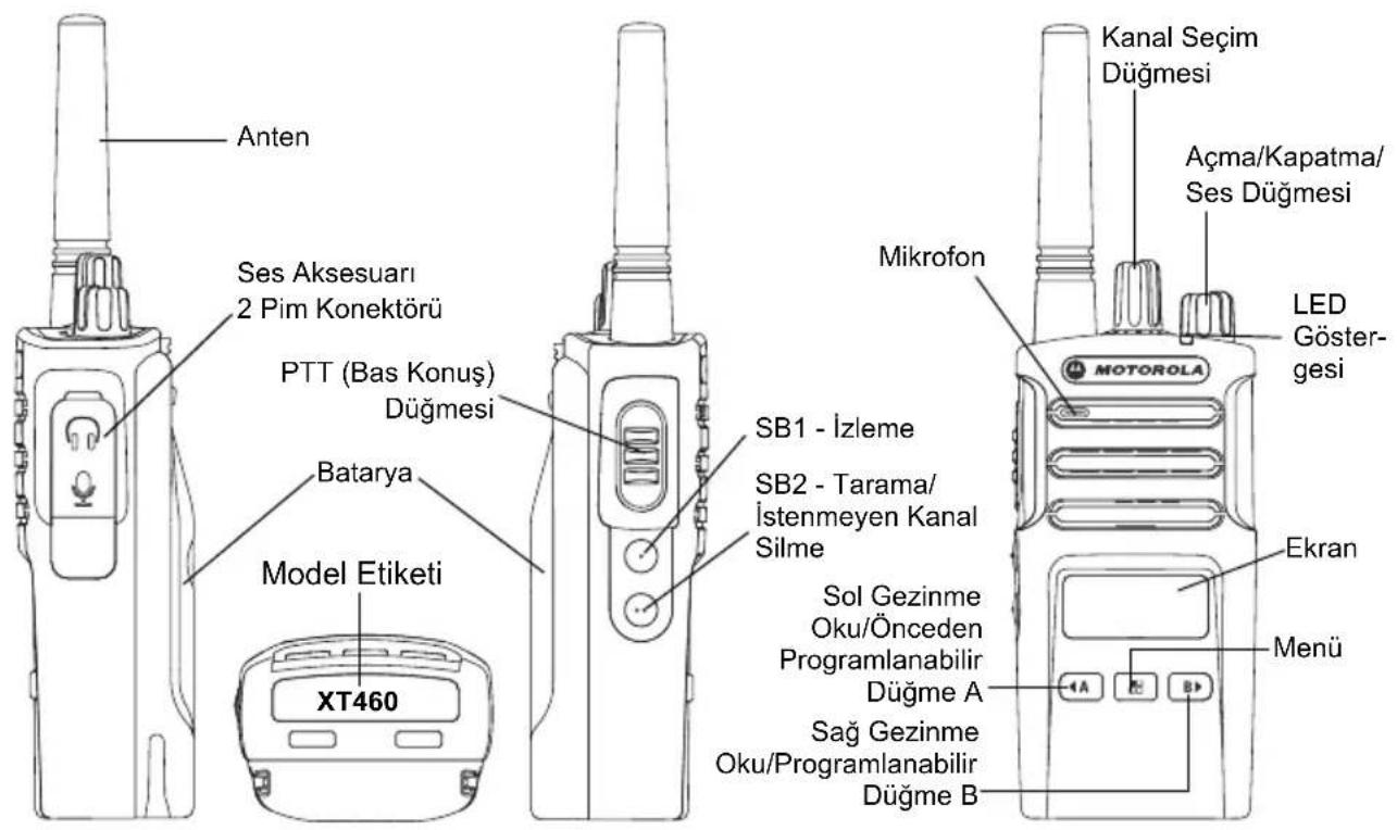 MOTOROLA XT460 - TELSIZE GENEL BAKIŞ - 1