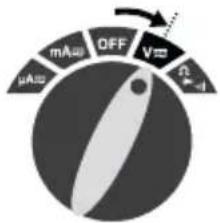 Laserliner MultiMeterPocket - B V ≈ Spanningsmeting DC/AC - 1