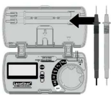 Laserliner MultiMeterPocketBox - Eastsätting av matspetsar - 1