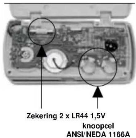 Laserliner MultiMeterPocketBox - 1laatsen van de batterijen / Vervangen van de zekering - 2