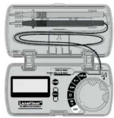 Laserliner MultiMeterPocketBox - 2ε Στερώωη των ακροδεκτών μέτρησης - 2