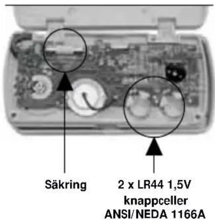 Laserliner MultiMeterPocketBox - 1sattning av batterier / Byte av sakring - 2