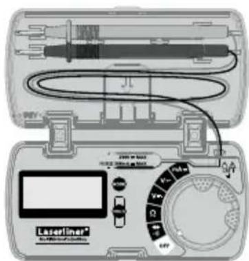 Laserliner MultiMeterPocketBox - 2ijacion de las puntas de medicacion - 2