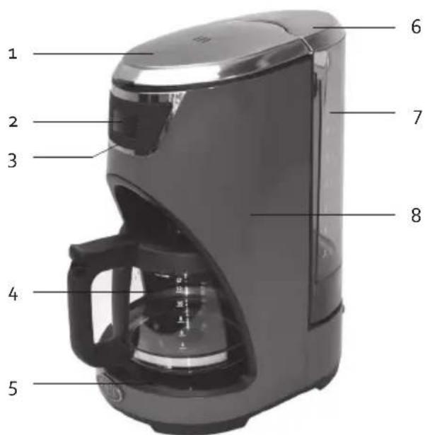 BORETTI Macchina de caffé Americano B412 - PARTS - 1