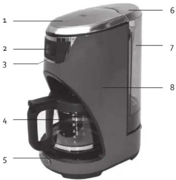 BORETTI Macchina de caffé Americano B410 - ONDERDELEN - 1