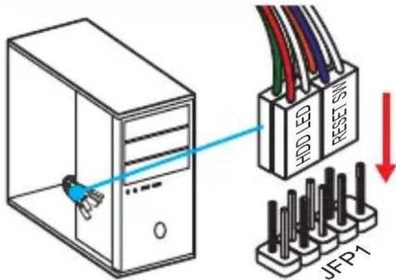 MSI B250M PROVDH - JFP1, JFP2: 前置面板接口 - 1
