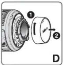 Technical diagram of a mechanical component with numbered parts and directional arrows indicating motion or flow.