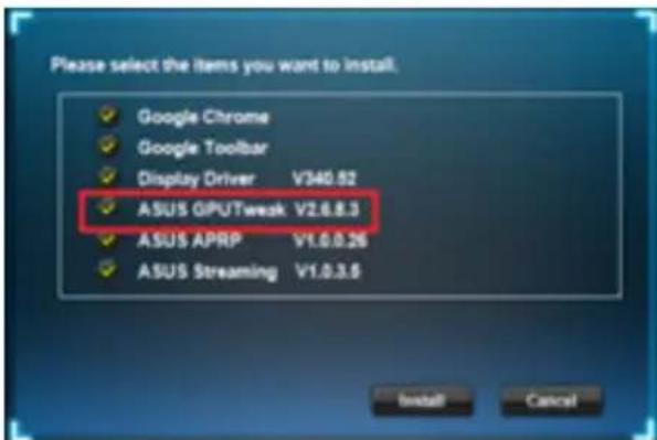 ASUS Strix GTX 1060 O6G Gaming - Installation d'asus GPU tweak sous windows 8.1/8/7/vista (versions 32 et 64 bits) - 2
