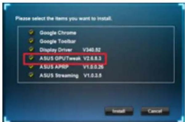 ASUS Strix GTX 1060 O6G Gaming - Instalacja ASUS GPU Tweak w systemie Windows® Vista / Windows® 8.1 / 8 / 7 (32/64 bitowym) - 2