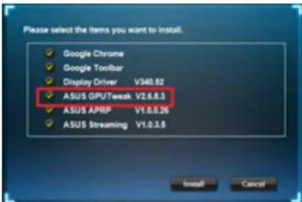 ASUS Strix GTX 1060 O6G Gaming - Installing ASUS GPU Tweak in Windows Vista and Windows® 8.1 / 8 / 7 (32/64 bit) - 2