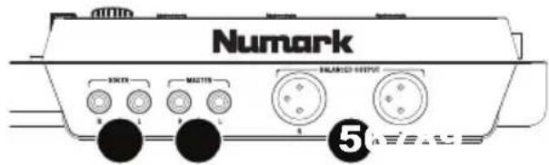 NUMARK NVII - Panneau arrière - 2