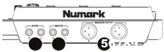 NUMARK NVII - Rear Panel - 2