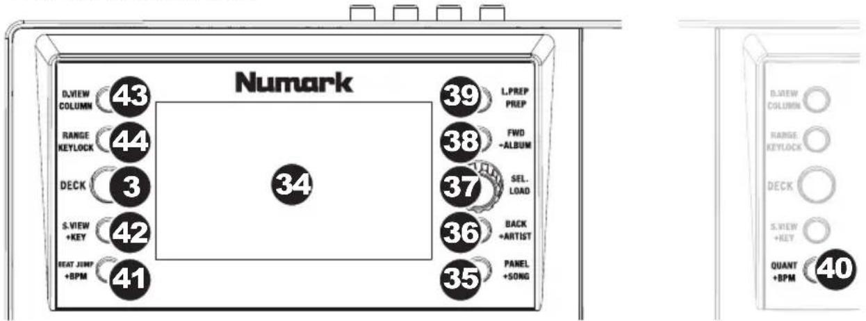 NUMARK NVII - Comandi di navigazion - 1