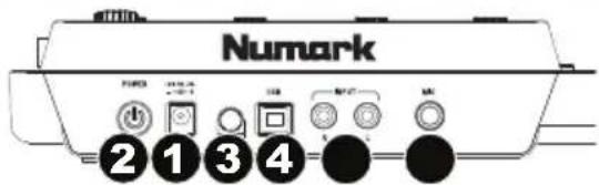 NUMARK NVII - Rückseite - 1