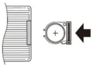 LENCO DVP1045 - Insert the battery - 2