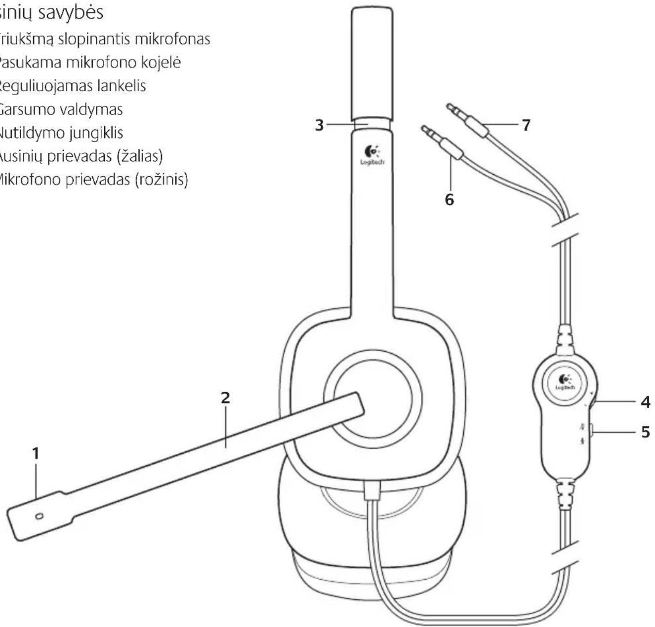 LOGITECH H150 - Pievienojiet austiñas - 2