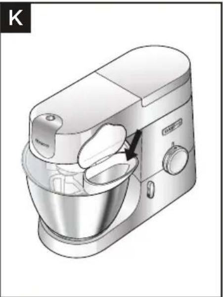 KENWOOD Chef XL KVL4110 - Benutzungsdiagramme &amp; Bedienungsanweisungen - 3