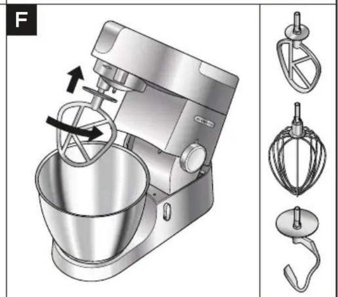 KENWOOD Chef XL KVL4110 - Usage Diagrams and Usage Instructions - 4
