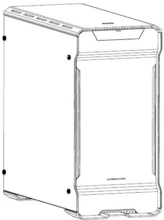 Phanteks Enthoo Evolv ATX - Caution - 1