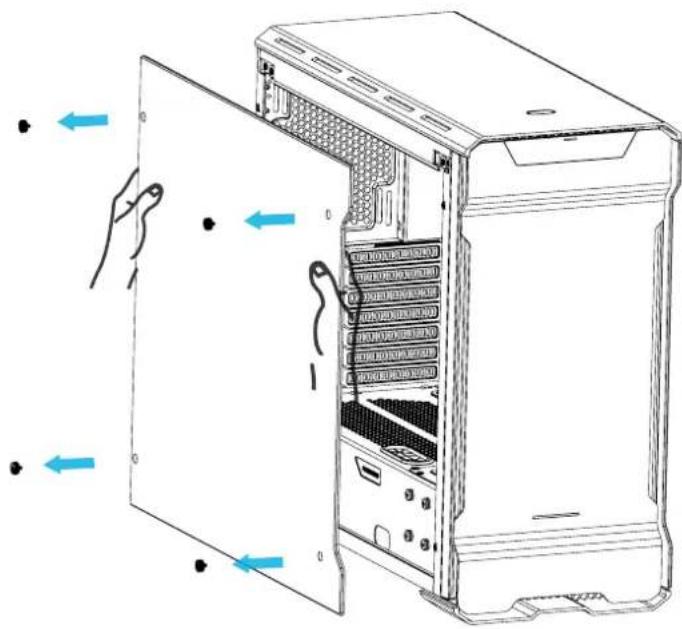 Phanteks Enthoo Evolv ATX - PANEL REMOVAL - 1