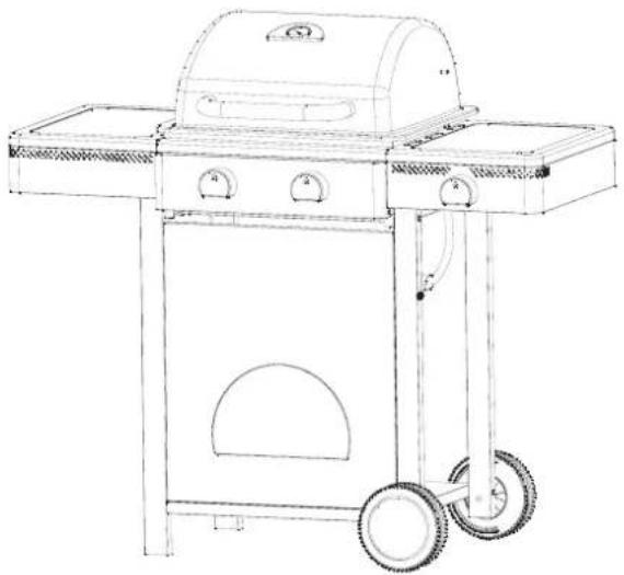 Patton BBQ Sunny 2+Burner - Technical data for the Patio Chef series Patton BBQ Sunny 2+Burner - 1