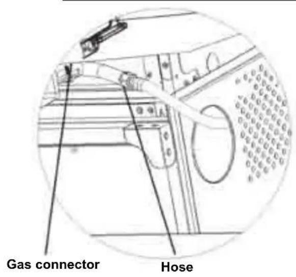Patton BBQ Sunny 2+Burner - INSTALLATION OF THE PRESSURE REGULATOR AND GAS HOSE - 1