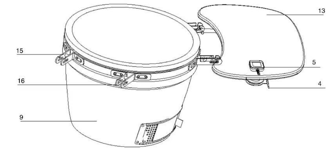 Patton Kamado 16” Table Chef - MONTAGE - 8