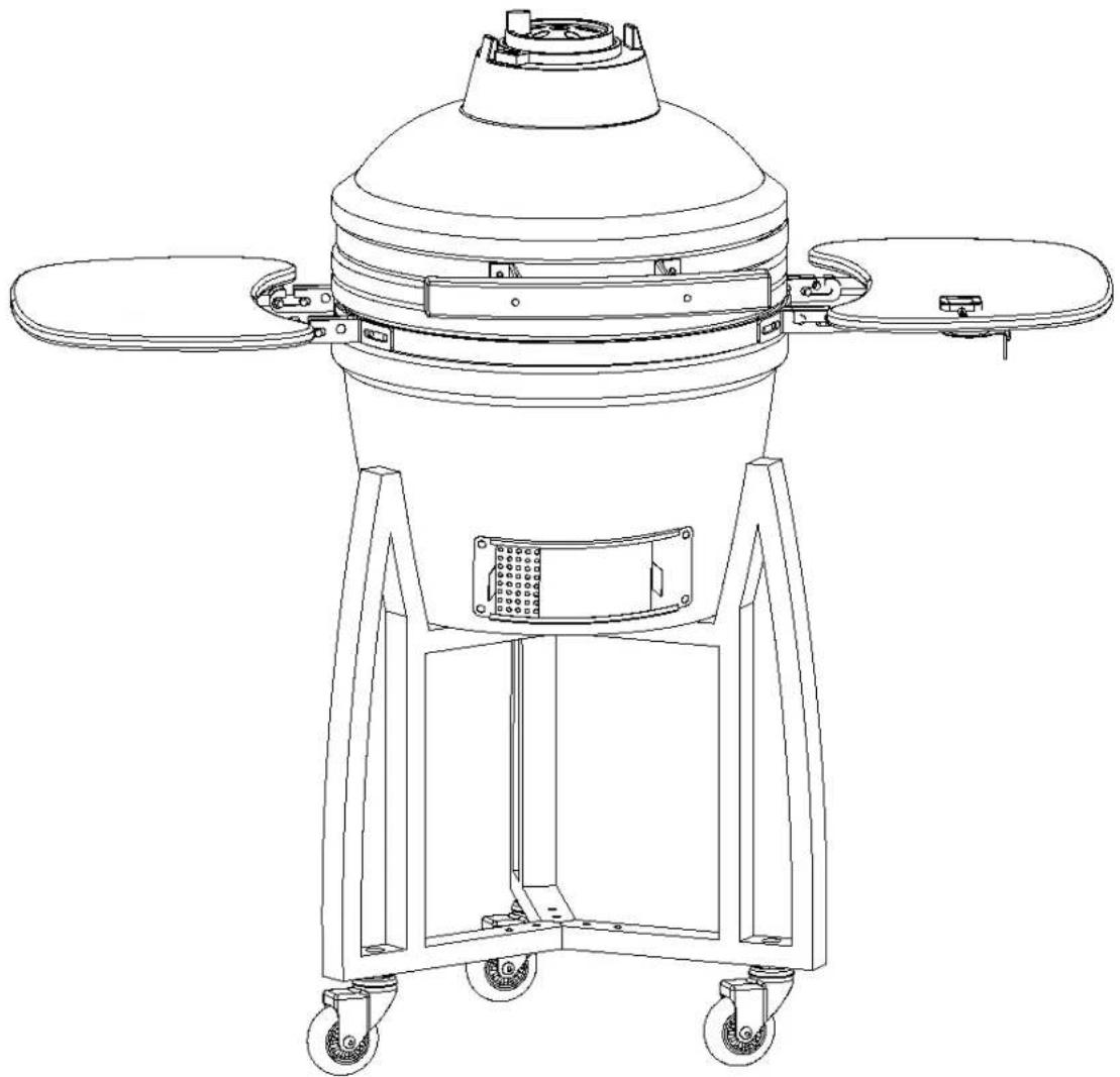 Patton Kamado 16” Table Chef - OPERATING AND ASSEMBLY INSTRUCTIONS - 1