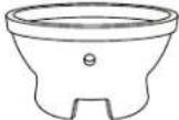 Patton Kamado 16” Table Chef - Elenco pezzi - 6