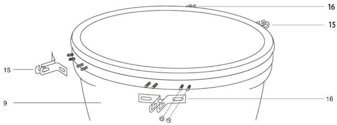 Patton Kamado 16” Table Chef - MONTAGE - 6