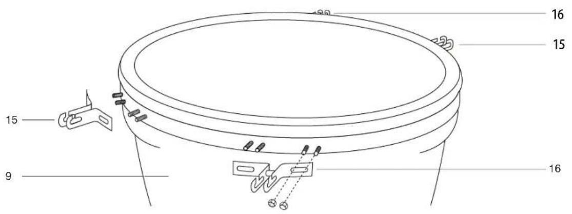 Patton Kamado 16” Table Chef - MONTAGE - 6