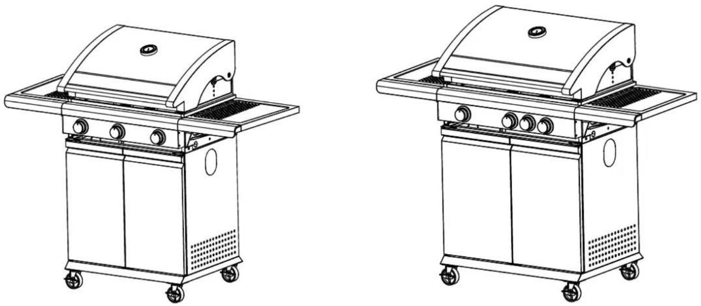 Patton BBQ Patio Chef 4+ - EERSTE GEBRUIK, VERBRANDEN VAN VET EN OLIE - 1