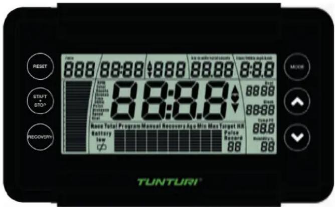 TUNTURI Cardio Fit R20 - Console (fig F) - 1