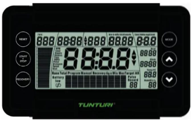 TUNTURI Cardio Fit R20 - Console (fig F) - 1
