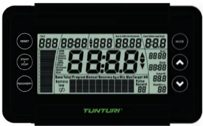 TUNTURI Cardio Fit R20 - Console (fig F) - 1