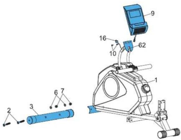 TUNTURI Cardio Fit R30 - Montaje bajo A - 1