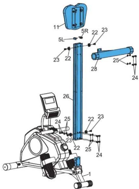 TUNTURI Cardio Fit R30 - Montageschritt 3 - 1