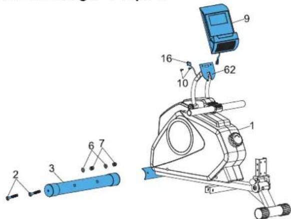 TUNTURI Cardio Fit R30 - Assemblage - Étape 1 - 1