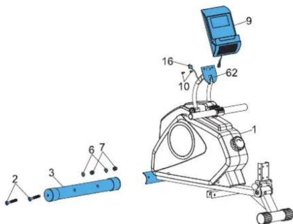 TUNTURI Cardio Fit R30 - Assemblage stap 1 - 1