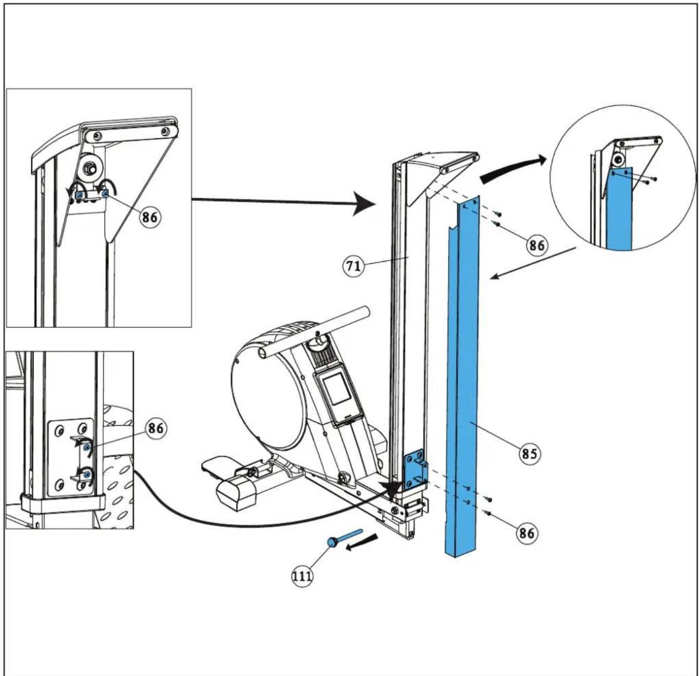 TUNTURI FitRow 50 - D-5A - 1