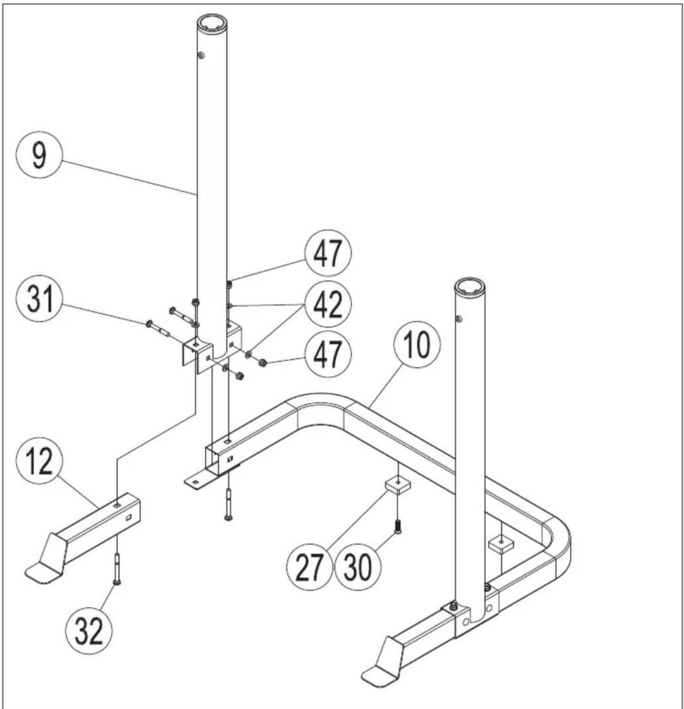 TUNTURI WB50 Mid Width Weight Bench - A #1 - 1