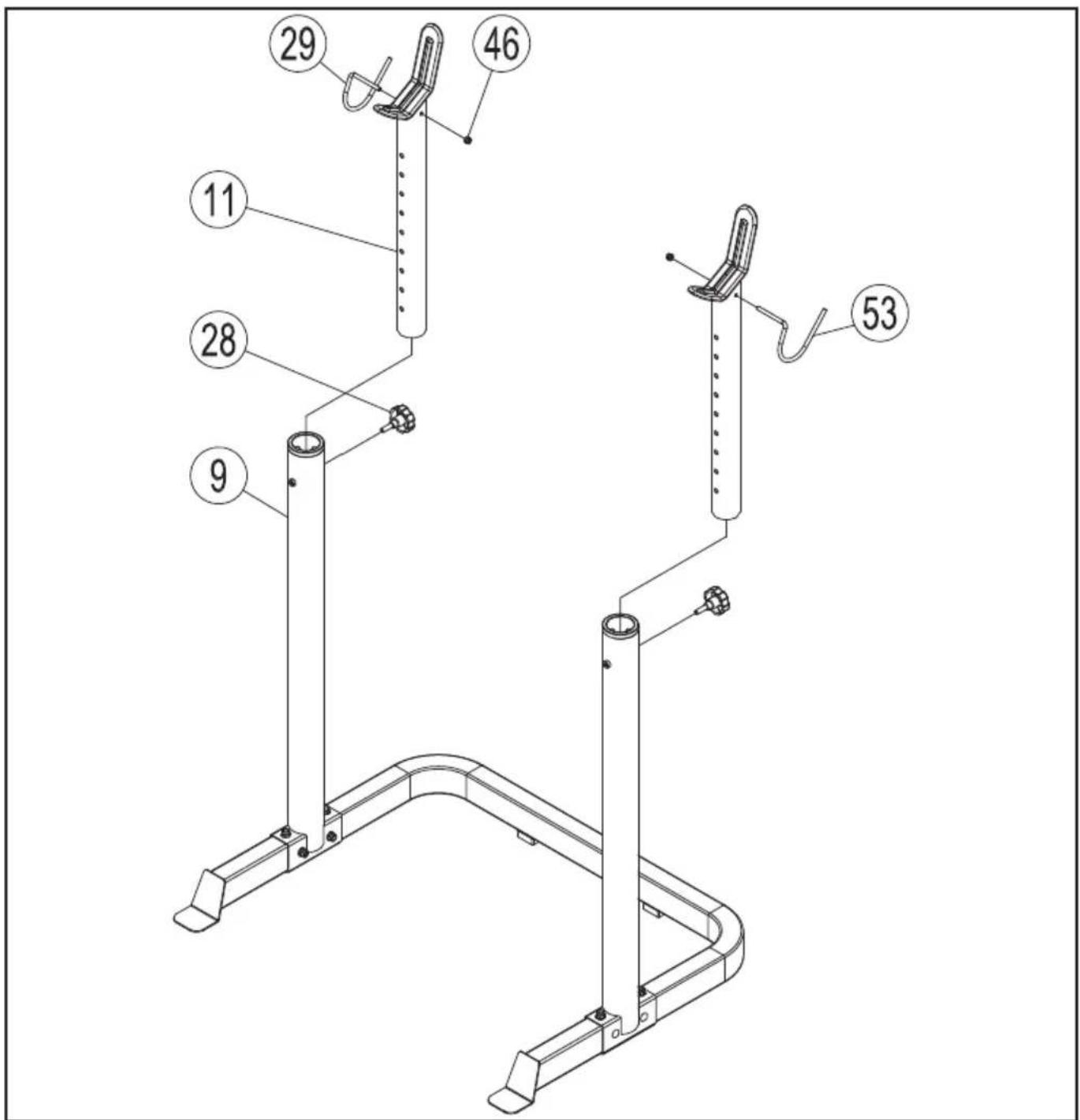 TUNTURI WB50 Mid Width Weight Bench - A #1 - 2