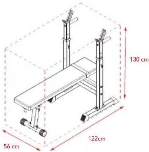 TUNTURI WB20 Basic Weight Bench - (Fig. W#1) - 1