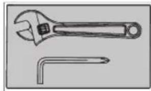 TUNTURI WB20 Basic Weight Bench - Kiristä mutterit ja ruuvit - 1