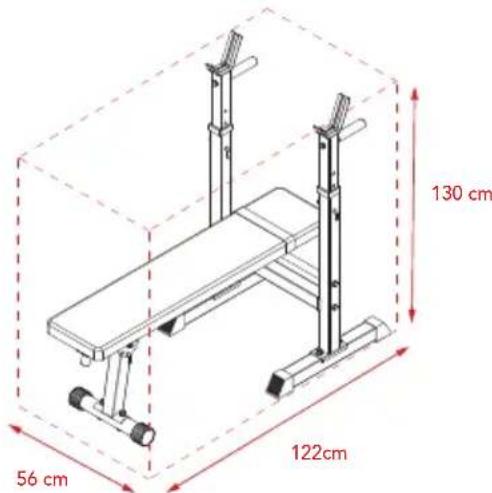 TUNTURI WB20 Basic Weight Bench - (Fig. W#1) - 1