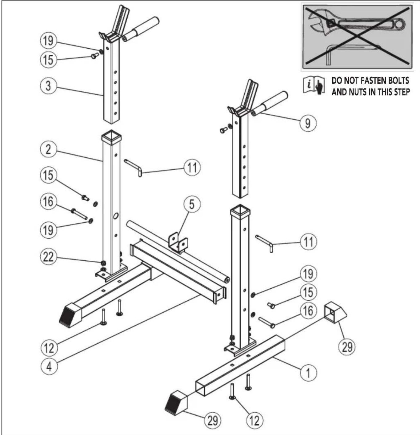 TUNTURI WB20 Basic Weight Bench - A #1 - 1