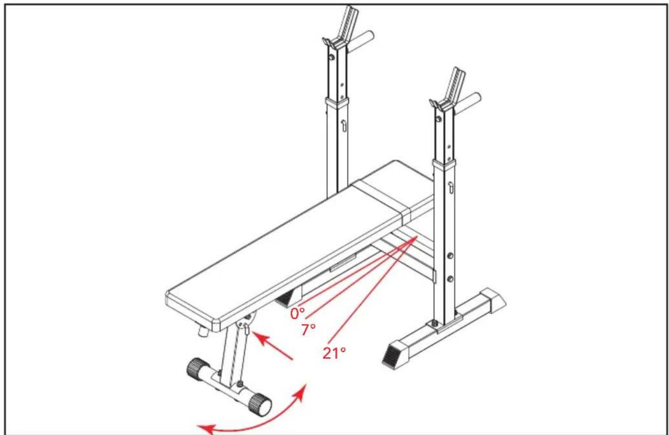 TUNTURI WB20 Basic Weight Bench - A #3 - 4