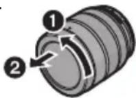 PANASONIC Vario 14140mm F3.55.6 ASPH O.I.S. - Installazione/Rimozione dell'obiettivo - 1