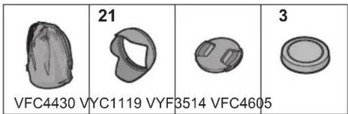 PANASONIC Vario 14140mm F3.55.6 ASPH O.I.S. - Accessor in dotazione - 1